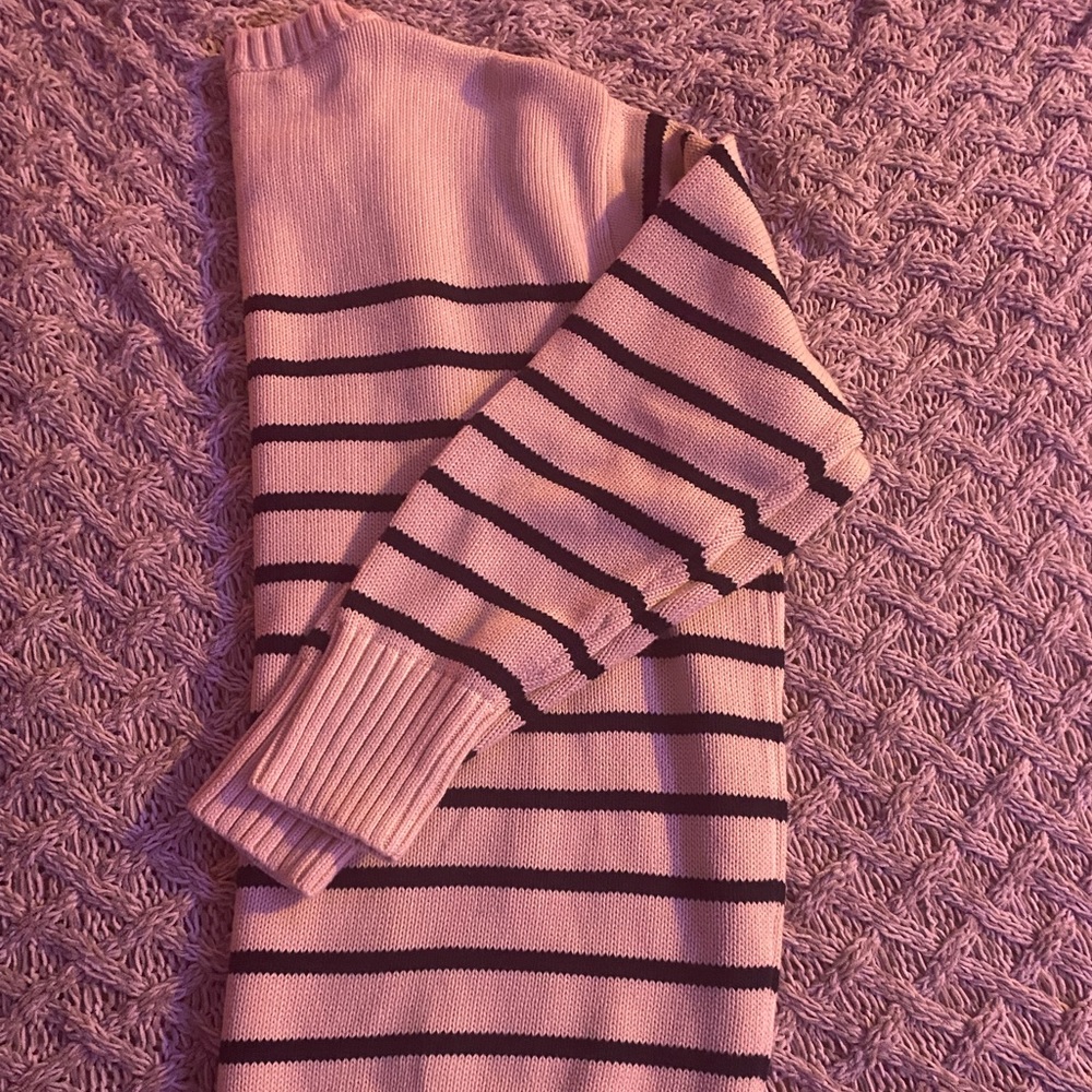 Brandy Melville Brianna cotton Thin Stripe Sweater